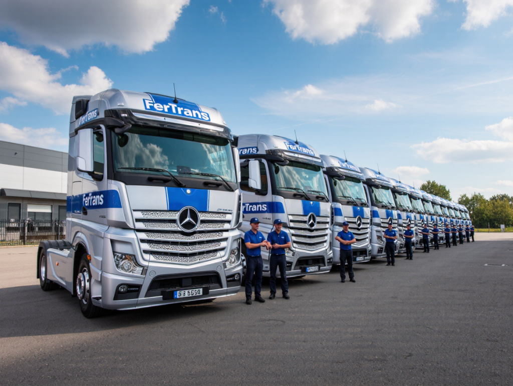 Fertrans Adds 120 Mercedes-Benz Actros L ProCabin Trucks to Enhance Transport Capabilities