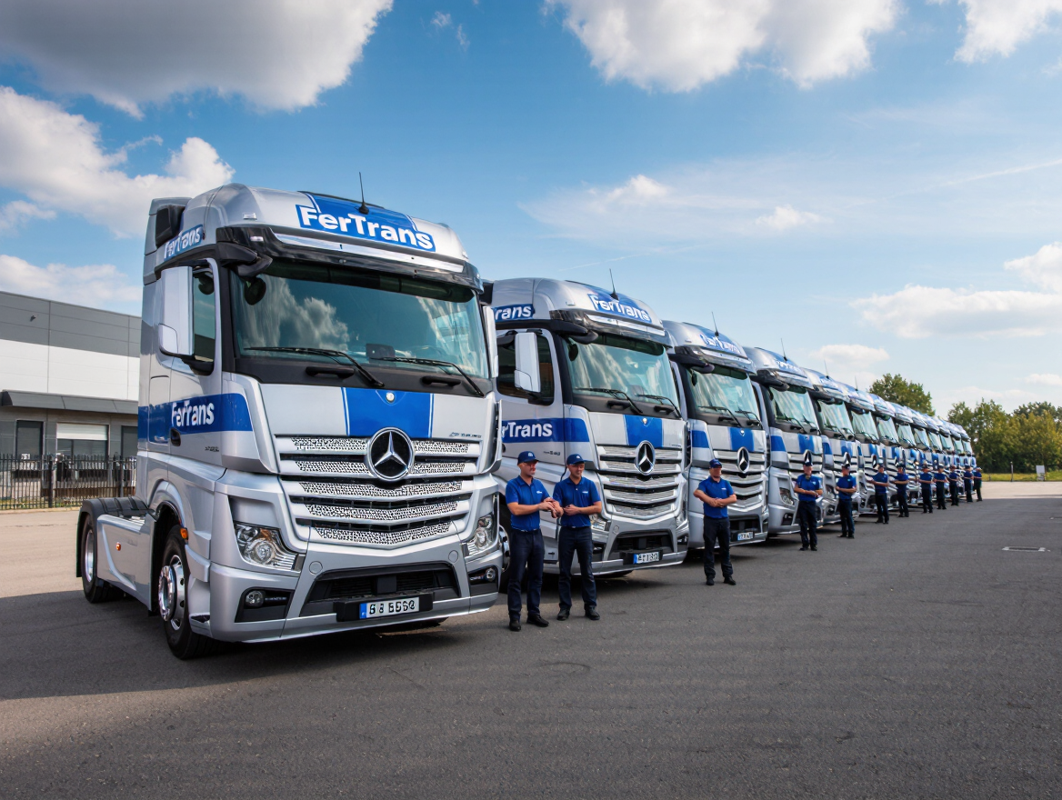 Fertrans Adds 120 Mercedes-Benz Actros L ProCabin Trucks to Enhance Transport Capabilities
