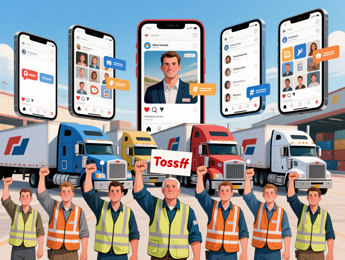 Ammattimaisten kuorma-autonkuljettajien lakkojen haasteiden ja sosiaalisen median vaikutuksen purkaminen alalla