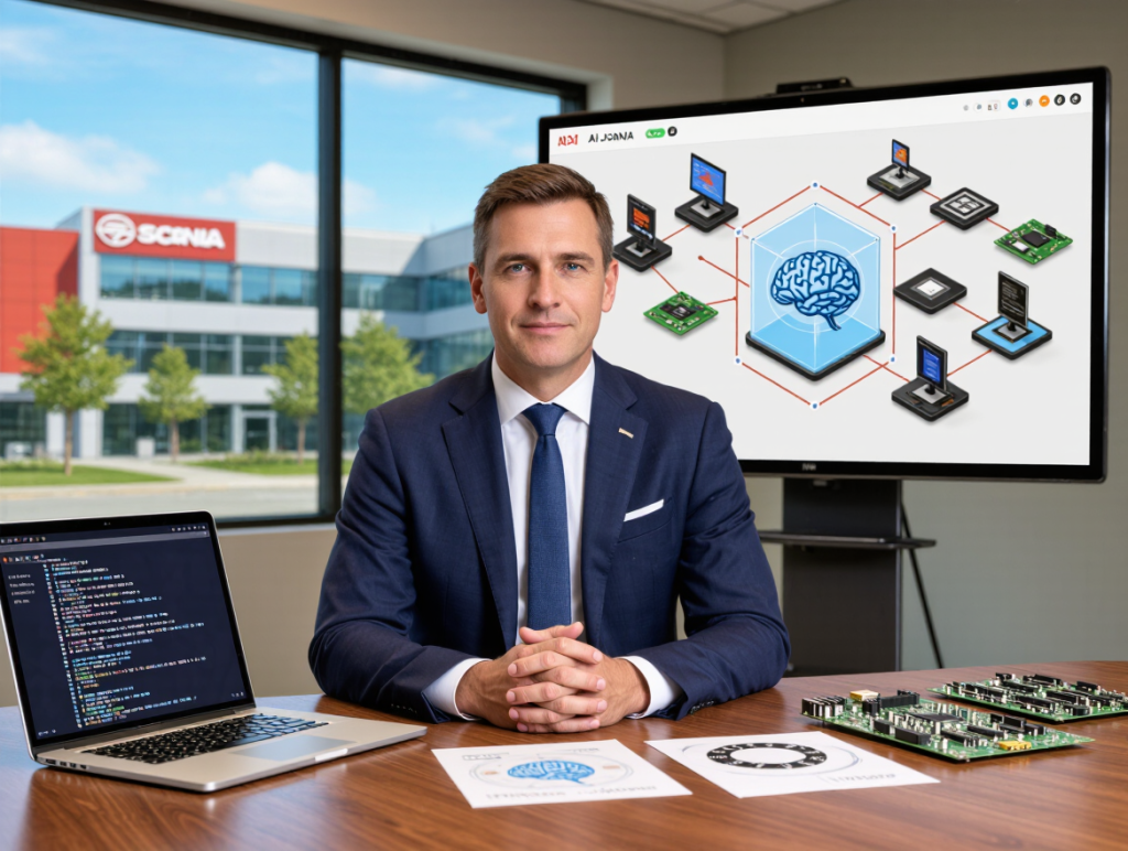 AI advances at Scania: Adam Jenaker on the shift from modular systems to an AI “brain”