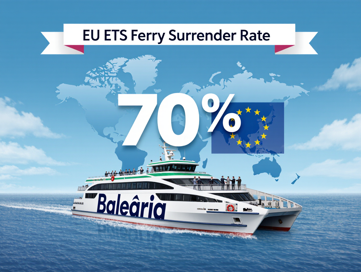 Baleària exhorte à un gel du taux de restitution du SEQE-UE pour les ferries à 70% soutenu par Interferry.