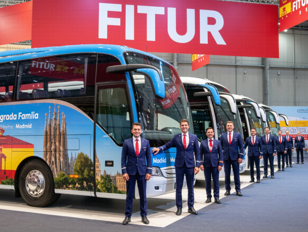 Bus operators highlight their essential role in Spain’s tourism at FITUR