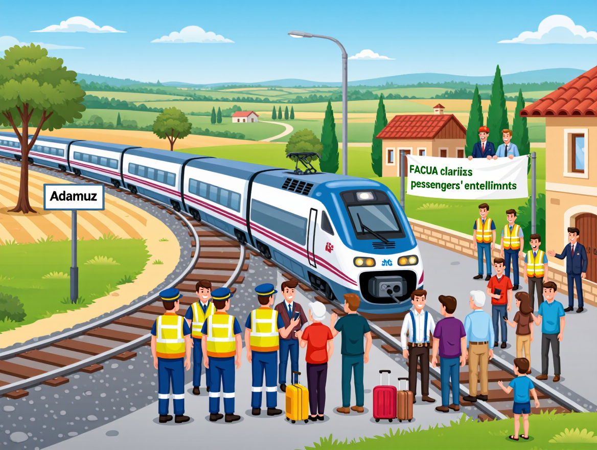 FACUA clarifies passengers’ entitlements following the Adamuz high‑speed train derailment