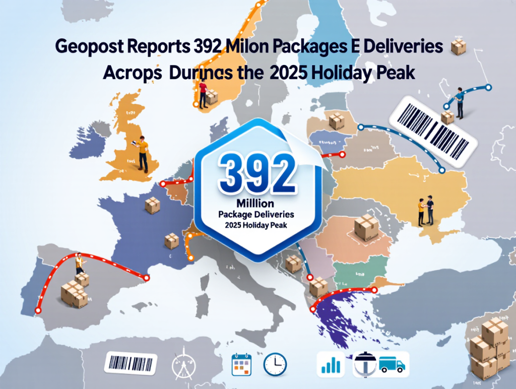 Geopost Rapporterar 392 Miljoner Paketleveranser i Europa Under Högsäsongen 2025