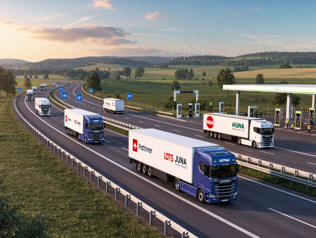 How LOTS Group’s Pathfinder, JUNA Technologies, Scania Ventures and HAWA are proving long-distance electric trucking in Europe