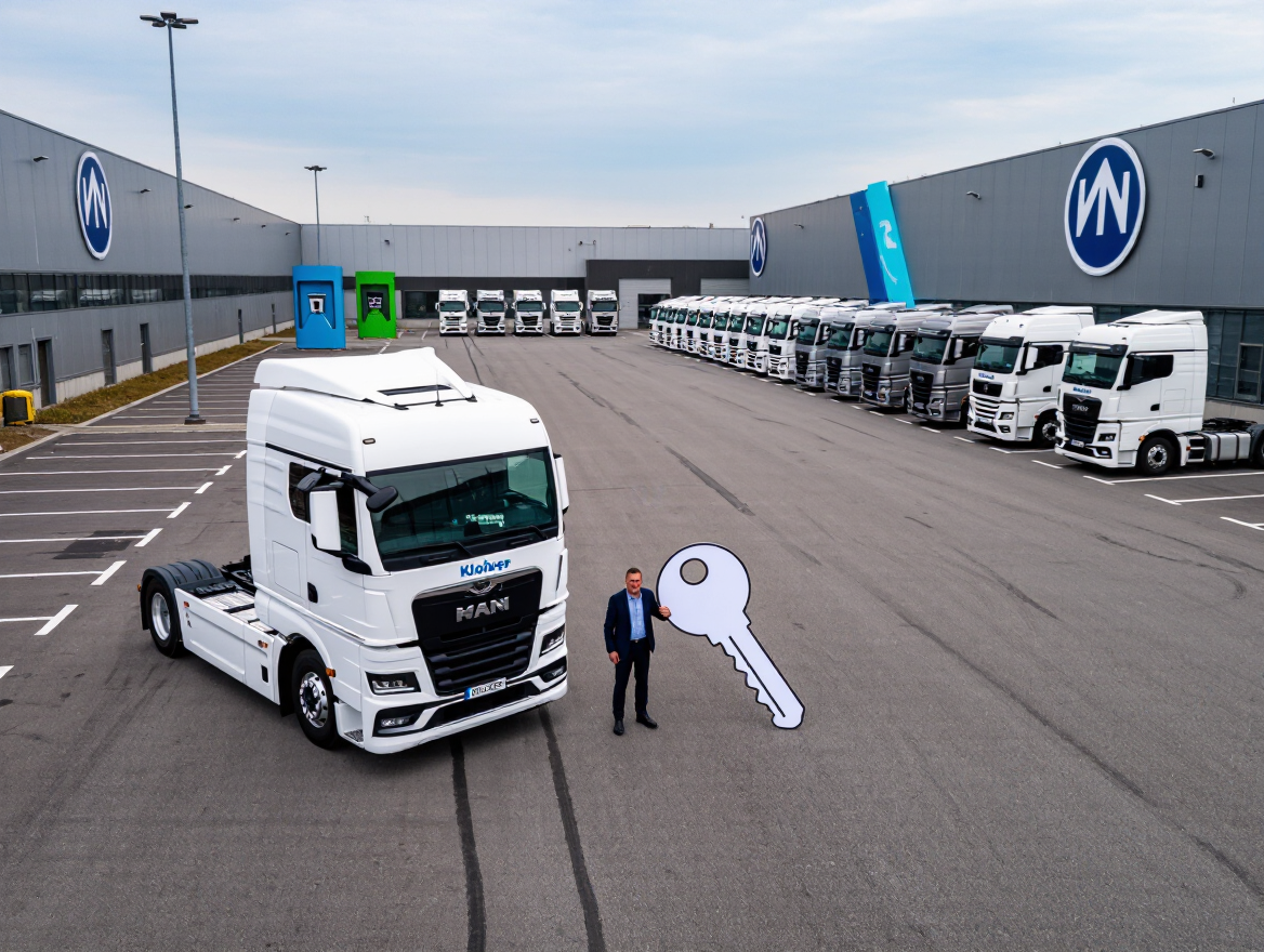 Kloiber, MAN için 15 kamyonluk bir elektriklenme hamlesinde ilk MAN eTruck'ı piyasaya sürdü