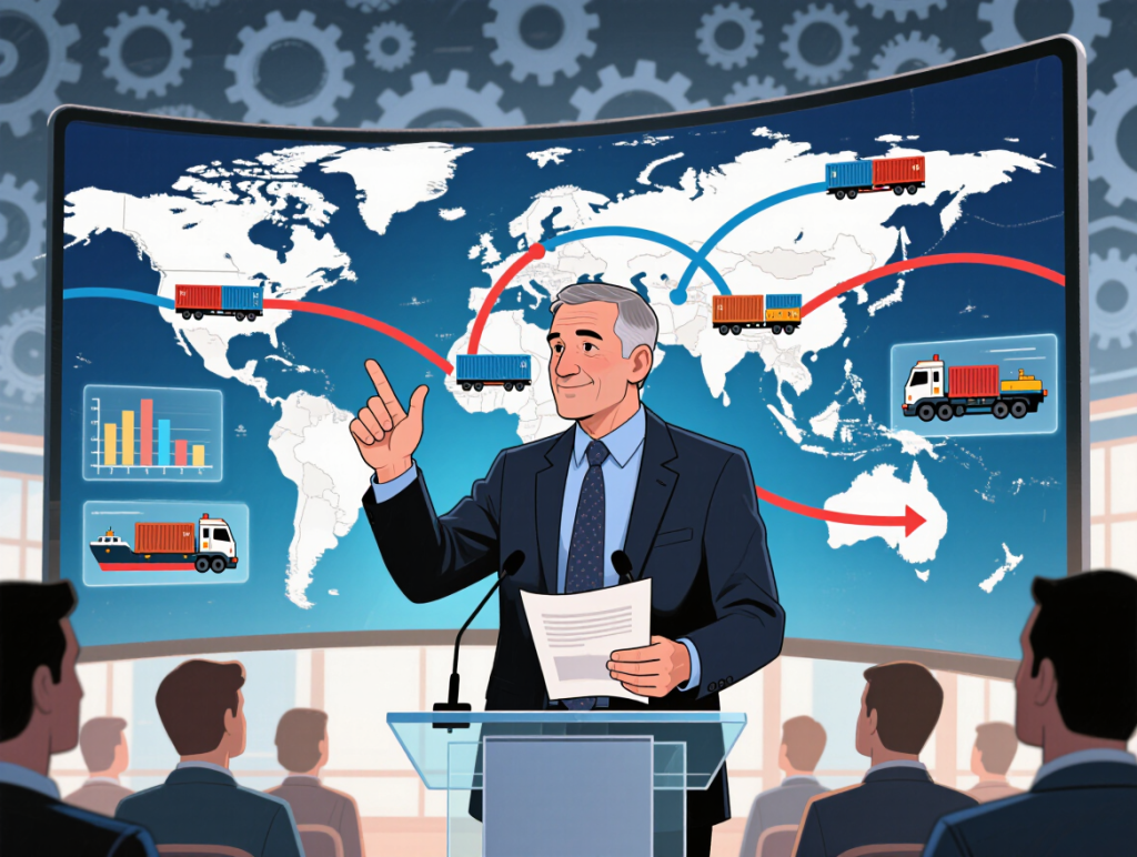 Mark Carney outlines a rebalanced global trade framework and its logistics implications