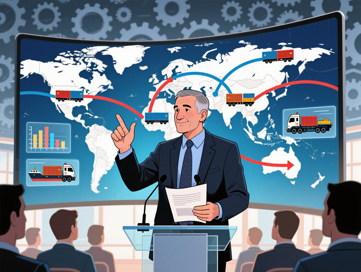 Mark Carney outlines a rebalanced global trade framework and its logistics implications
