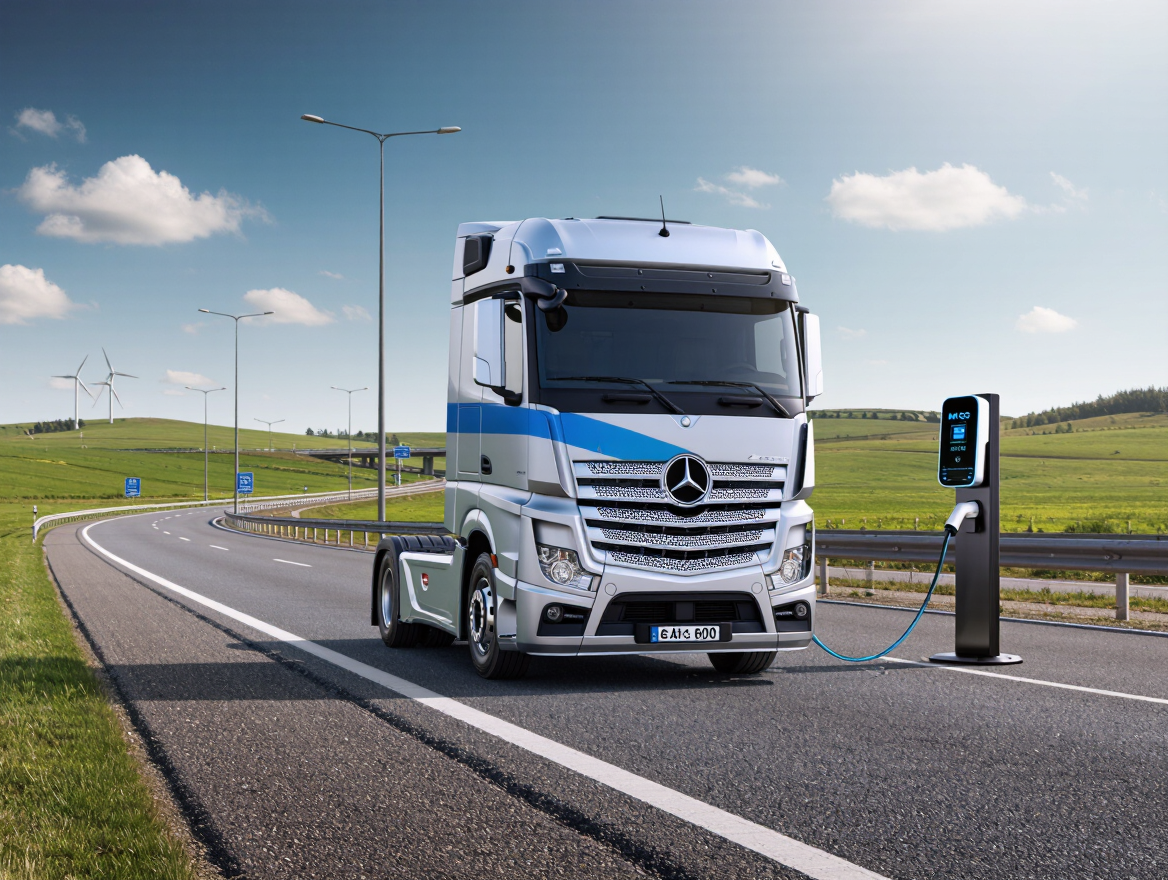 Mercedes‑Benz trials MCS megawatt charging on the eActros 600 over a 2,400 km trans‑European route