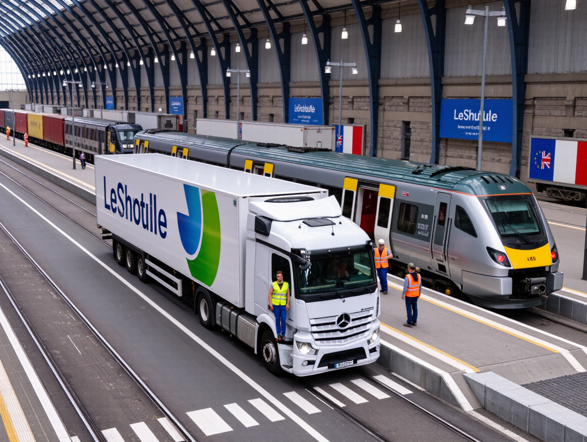 Milestone in Cross‑Channel Low‑Emission Freight: Electric Truck Passage with LeShuttle Freight