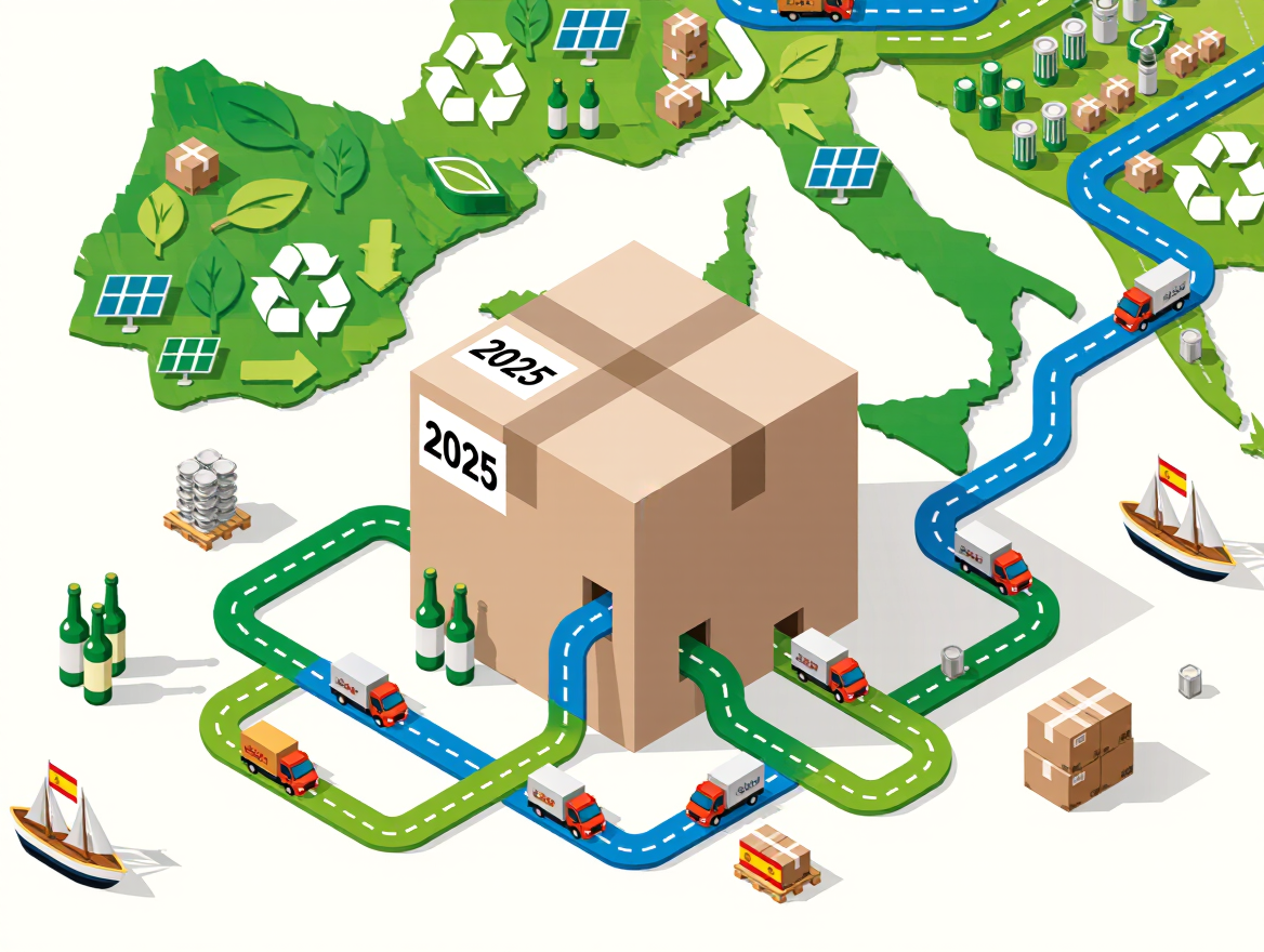 Packaging in Spain 2025: Consolidation, Sustainability and the Logistics Angle
