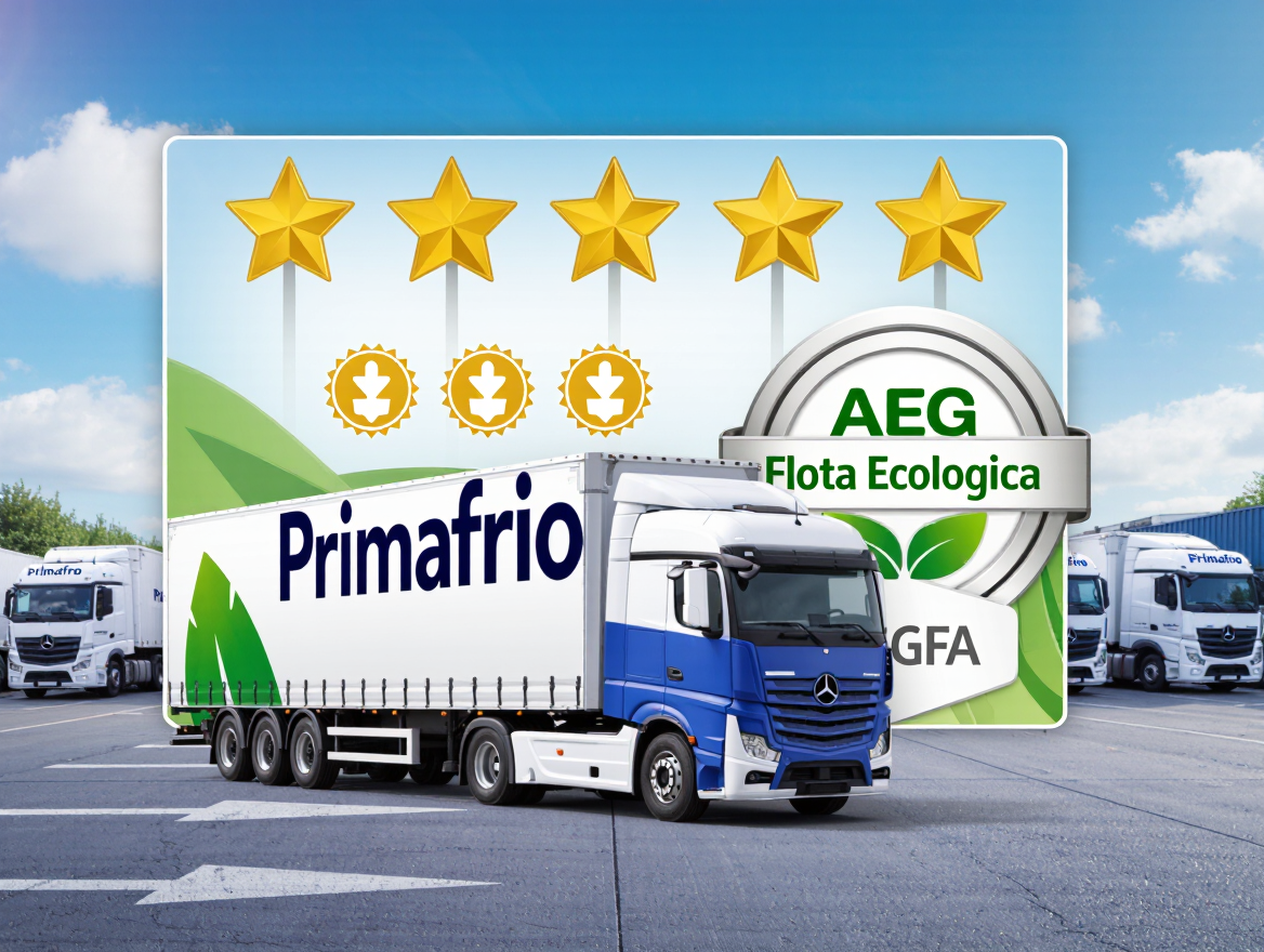 Primafrio marchează un moment important cu a cincea certificare consecutivă Flota Ecológica de la AEGFA