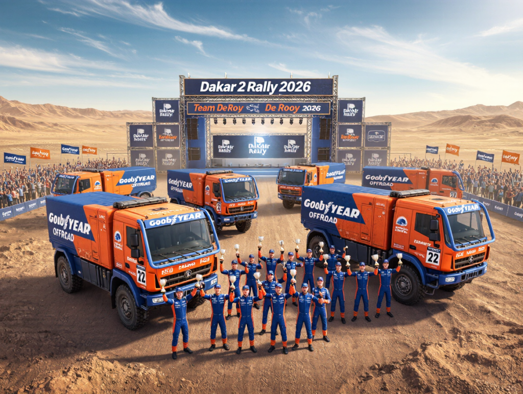 Team De Rooy Secures Top Positions at Dakar Rally 2026 with Goodyear OFFROAD