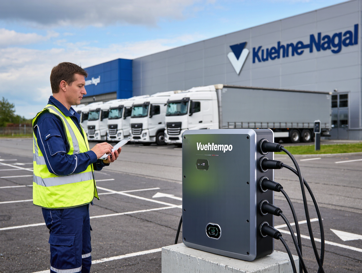 Voltempo installs first megawatt-scale HyperCharger at Kuehne+Nagel East Midlands Gateway