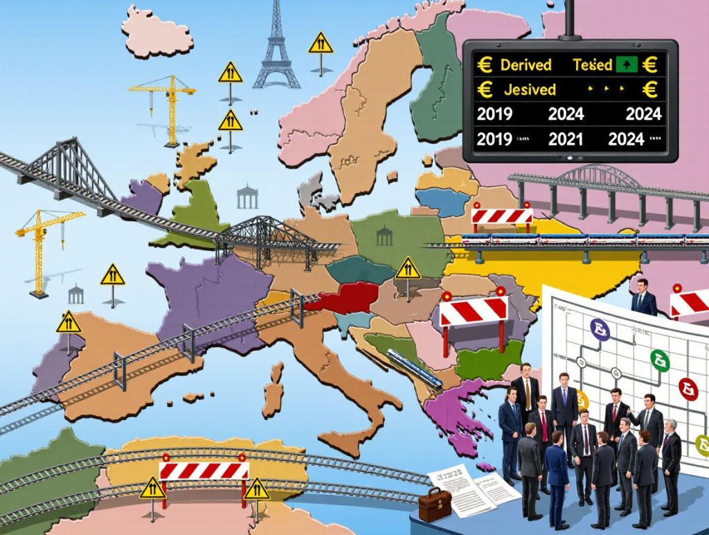 Why the EU’s flagship transport projects are running years late and over budget