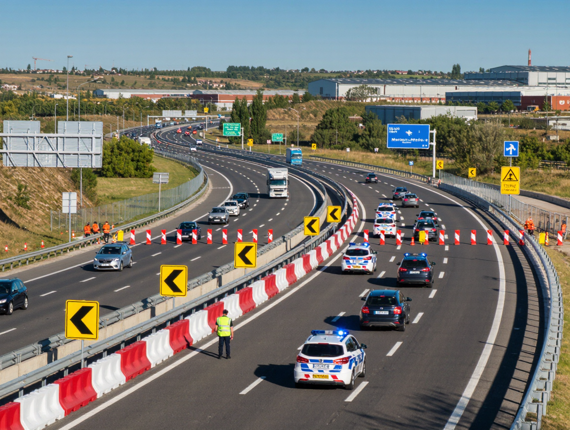 AP-7 southbound closure near Martorell: safety measures, detours and logistics implications