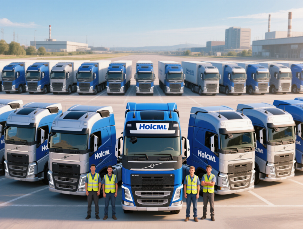 Holcim Begins Own Fleet with 30 Volvo FH 500 CV I‑Save Trucks from Volvo Trucks