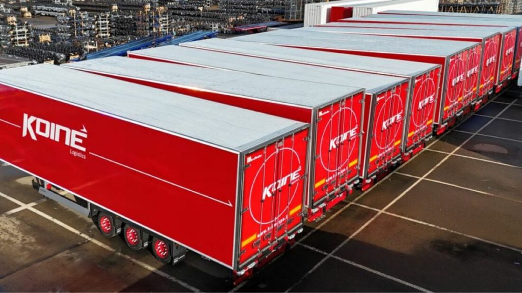 Koiné expands cold‑chain fleet with 30 Evolution Air Cargo trailers and 30 refrigerated chassis from Lecitrailer
