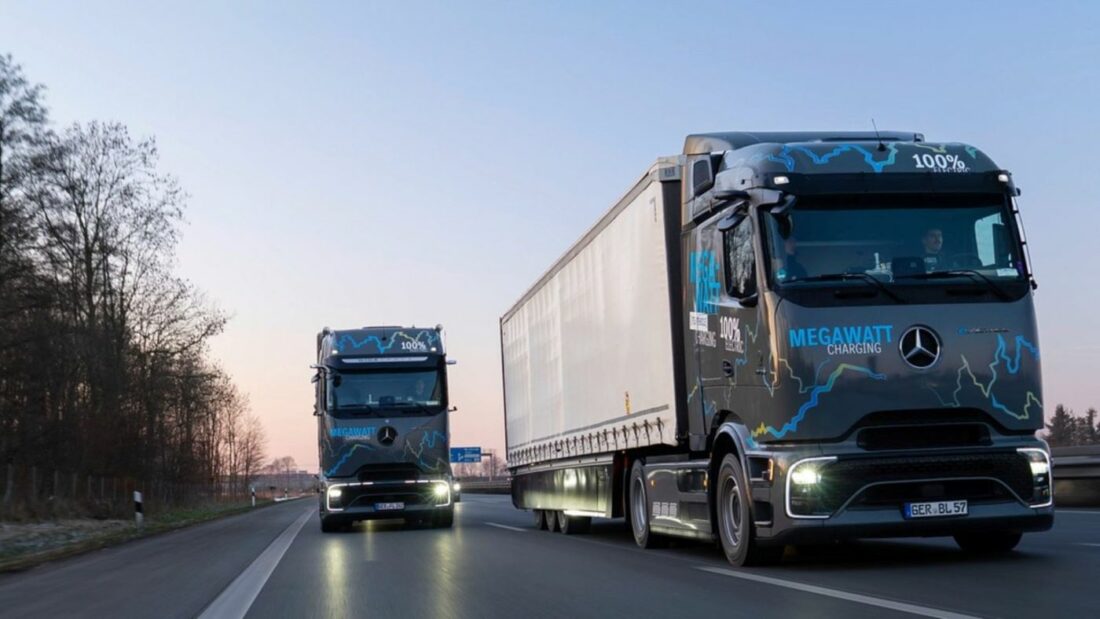 Mercedes‑Benz trials MCS megawatt charging on the eActros 600 over a 2,400 km trans‑European route