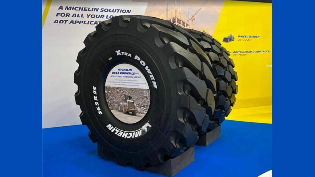 Uusi MICHELIN XTRA POWER L5 26.5 R25: suurempi kantavuus ja vahvistettu rakenne raskaille pyöräkuormaajille