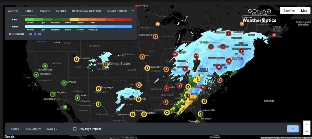Winter Storm Fern’s Widespread Outages and the Ripple Effects on Freight Networks