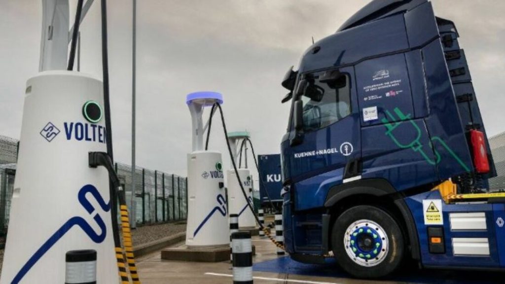 Voltempo installs first megawatt-scale HyperCharger at Kuehne+Nagel East Midlands Gateway