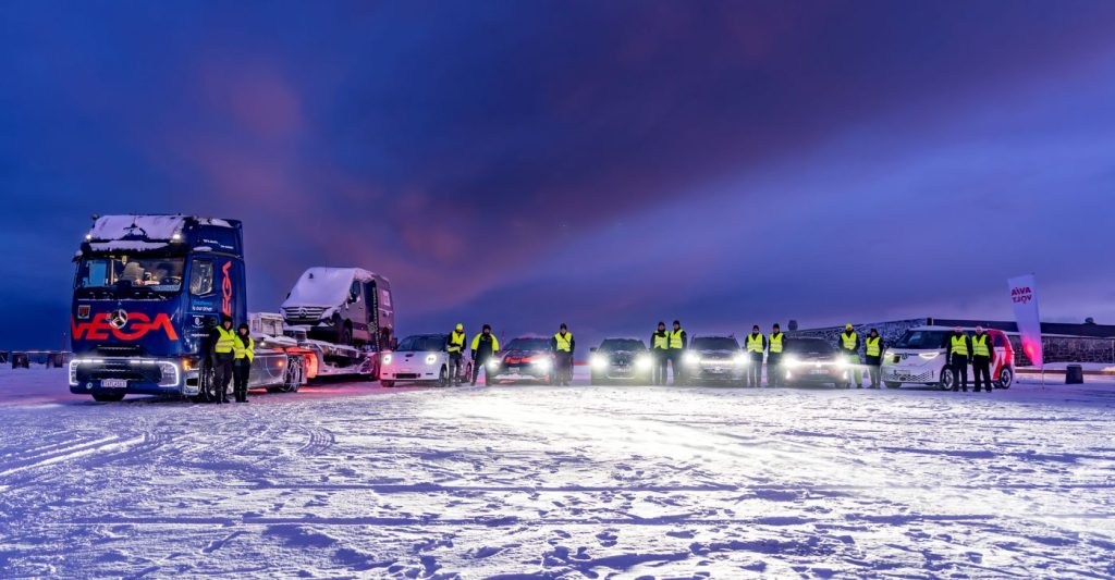 Mercedes‑Benz eActros 600 демонстрирует возможности арктических магистральных перевозок в рамках испытания eNordkapp Challenge