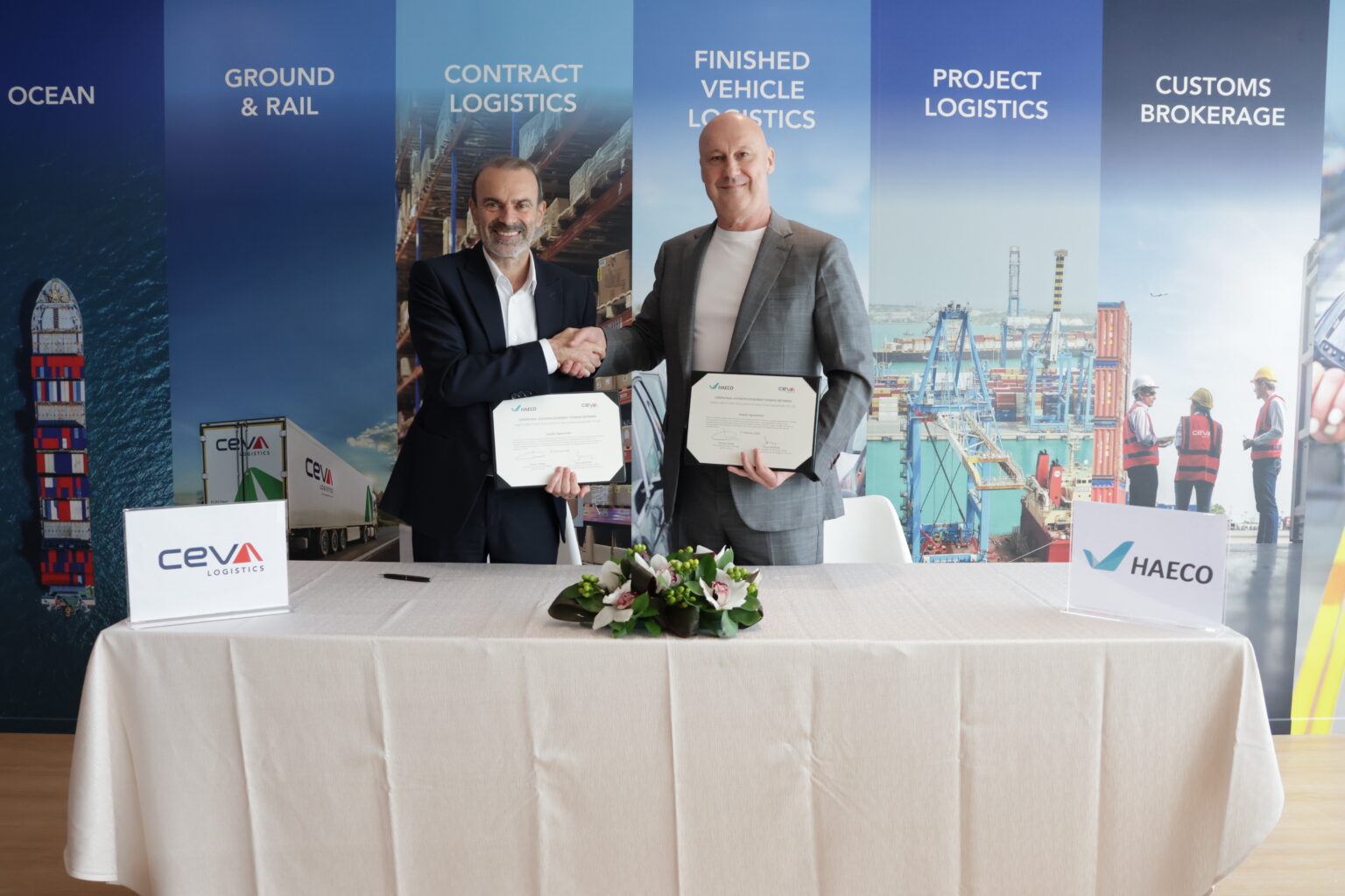 CEVA Logistics and HAECO Group Forge Two-Year Global Air Freight Partnership at Singapore Airshow