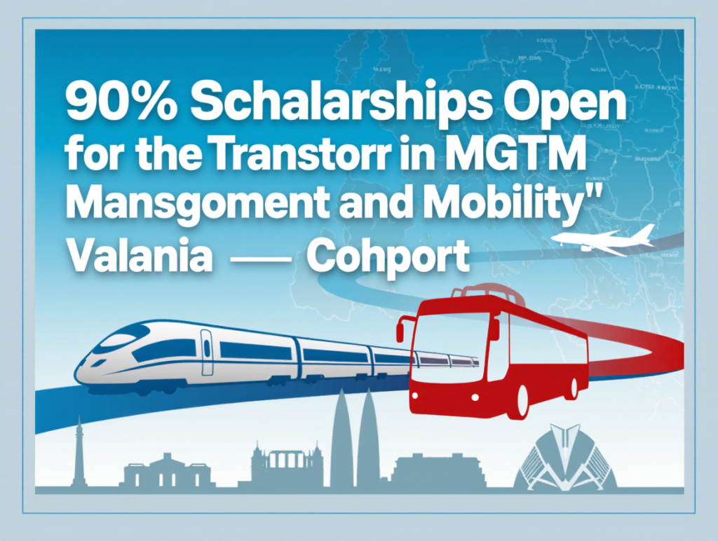 90% Scholarships Open for the MGTM (Master in Transport Management and Mobility) — Valencia Cohort