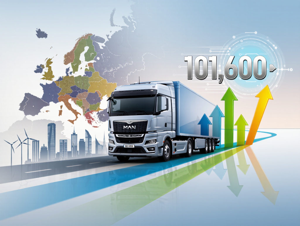 MAN Truck & Bus sees stronger BEV uptake and regional shifts as 2025 deliveries rise to ~101,600 units