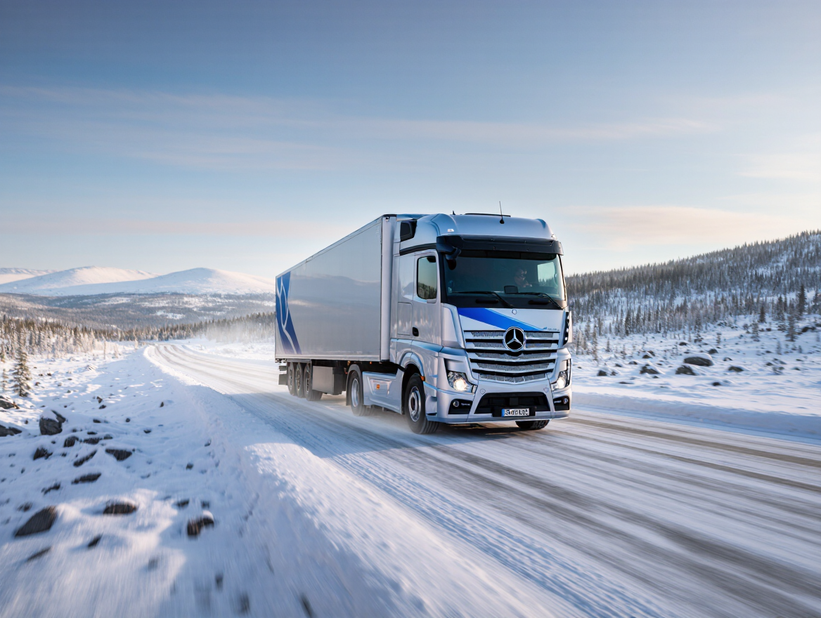 Mercedes‑Benz eActros 600 Demonstrates Arctic Long‑Haul Capability on eNordkapp Challenge