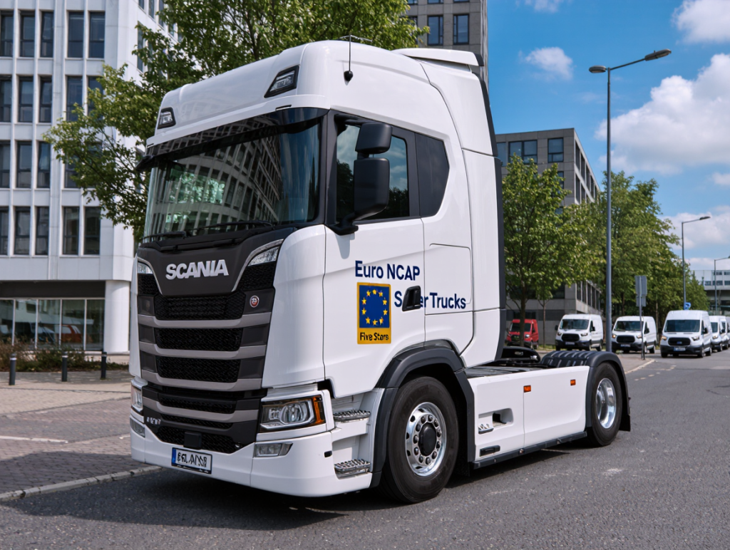 Scania L-series cabin awarded five stars in Euro NCAP Safer Trucks — implications for urban fleets