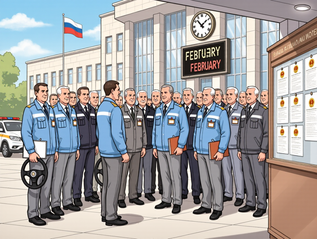 Will February bring a government resolution on reducing coefficients and early retirement for professional drivers?