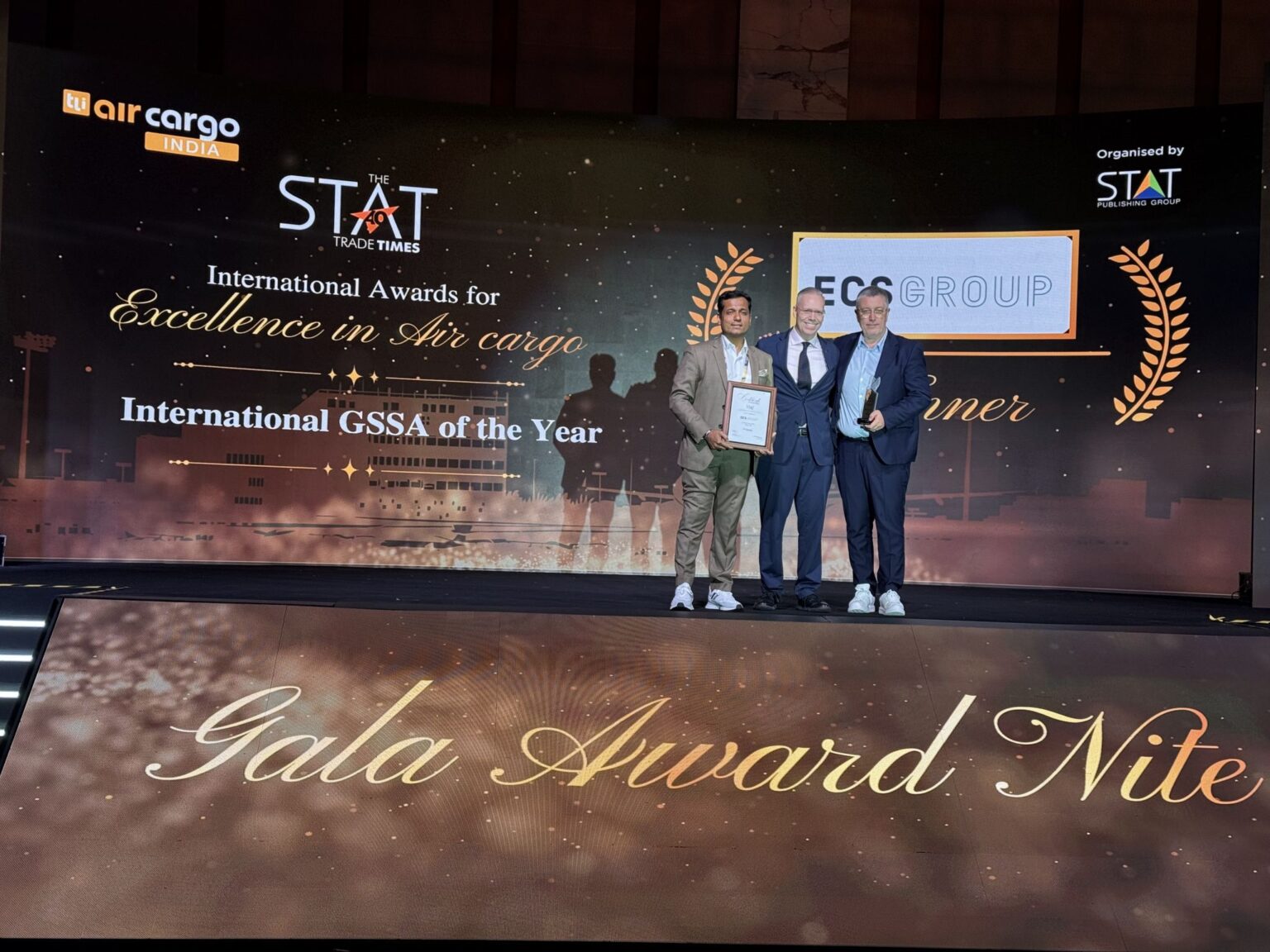 ECS Group honoured as 2026 International GSSA of the Year at STAT Trade Times awards