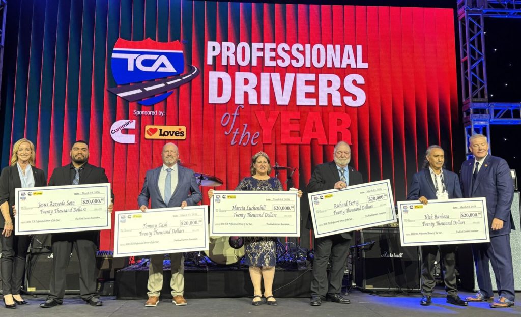 Inside TCA’s 2026 Professional Drivers of the Year: safety records, career miles and fleet impact