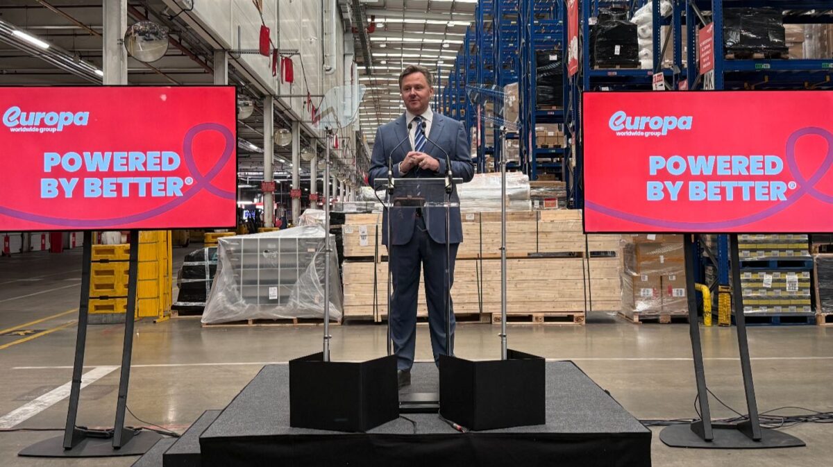 Europa Worldwide Group unveils “Powered by Better” as it highlights UK–EU freight achievements