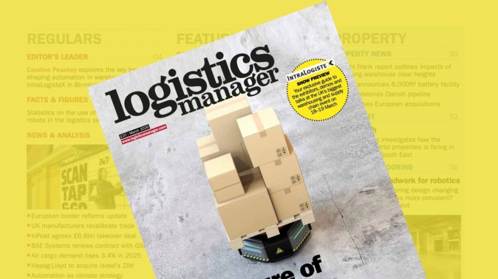 March 2026 Logistics Manager roundup: AMRs, IntraLogisteX, air freight and property moves