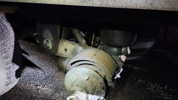 Trailer wheel came off near Hearst after a smoking tire alerted OPP — implications for fleet safety and cargo transport